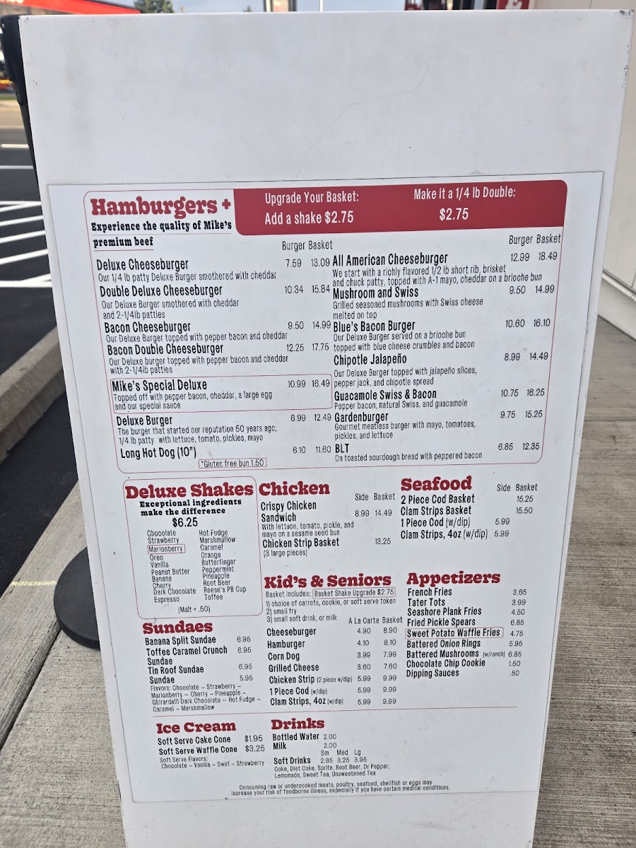 Mike's Drive-In Menu - Image 2
